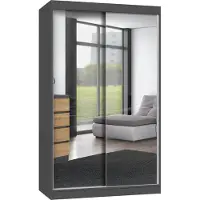 Top E Shop Iga 120A ANTRACIET ARTISAN kledingkast