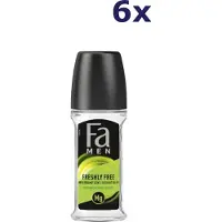 Fa Pflege 6x deo roll-on 50ml Munt & Bergamot