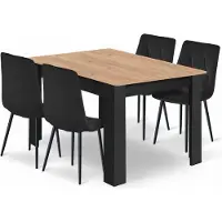 Leobert Set Repas - - Libra - Zwart - 120 x 80 cm - 5-delig