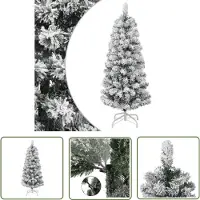 The Living Store : Kunstkerstboom, inklapbaar, besneeuwd, 120 cm