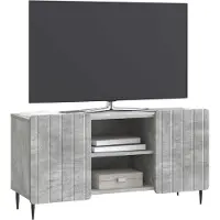 vidaXL TV Kast 102 x 34,5 x 52 cm Betongrijs Bewerkt hout
