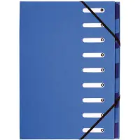 Exacompta Forever Sorteermap 52982E A4 Karton Lichtblauw 24,3 (B) x 1,3 (D) x 32,8 (H) cm 6 Stuks
