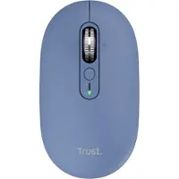 Trust Seron Hyperscrolmuis – Draadloos en Bluetooth Hyperscrolmuis - Verticaal en Horizontaal navigeren - Met multi‑device - Lange batterijduur - Blauw