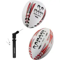 RAM Rugby Cadeauset – Squad Bal + Solo Skill + Mini Pomp – Maat 5 – 3D Grip
