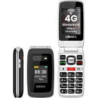 Uniwa V202T Senioren Telefoon 4G - Senioren GSM - Mobiele Telefoon - Klaptelefoon - Grote Toetsen - SOS Noodknop - Simlockvrij - 128 MB - Luid Geluid