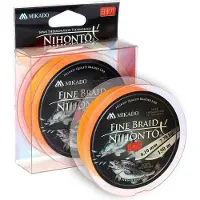 Mikado Nihonto Fine Braid Vislijn Oranje 0,4 mm x 150 m