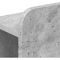 vidaXL Hoofdeinde Kast met opslag Betongrijs Bewerkt hout
