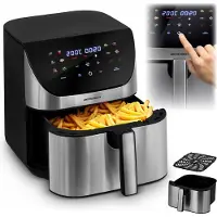 Berdsen BD-659 Serie - Airfryer - 1700W - 8L - Zilver