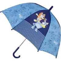 Undercover paraplu Bluey voor kinderen - doorzichtig en kleurrijk.