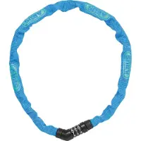 ABUS Kettingslot Steel-O-Chain 4804C – Cijferslot van speciaal staal – beveiligingsniveau 3 – 75 cm – Blauw