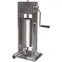 Klausberg Worstenvuller 5 kg - RVS - Verticaal Model KB-7930 - Professioneel voor Thuisgebruik - Incl. 4 Trechters - Handmatig