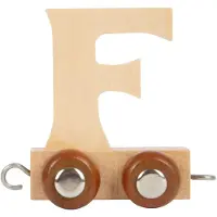 Small Foot - Houten Lettertrein - F - 12 stuks