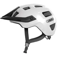 ABUS Fietshelm MOTRIP shiny white L - 57-61 cm - wit - Geschikt voor gebruik op mountainbikes - 350 g