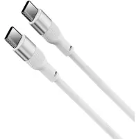 Ksix BCL060WAS01 USB-kabel USB 2.0 1 m USB C Wit