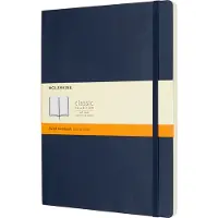 Moleskine Classic Notitieboek - Extra Large - Softcover - Gelinieerd - Saffier Blauw