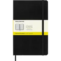 Moleskine Classic Notitieboek - Large - Hardcover - Geruit - Zwart