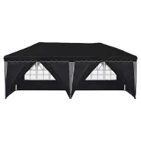 vidaXL Pop-up Feesttent 575 x 288 x 245 cm Antraciet