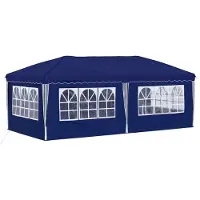 vidaXL Pop-up Feesttent 575 x 288 x 245 cm Blauw