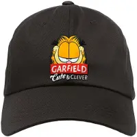 Garfield Cap - Metal-Kids - Cute & Clever - voor Kinderen - zwart | Maat M