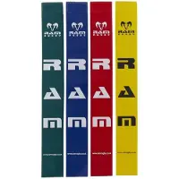 RAM Rugby Rugby Tags - Tag Rugby - Duurzaam PVC - 20 Tags zonder Riem - Groen