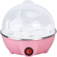 Ren Eierkoker Electrisch - Eierkoker - Eierkoker met Timer - Eierkoker 6 Functies -Roze - 18cm x 17cm x 17cm