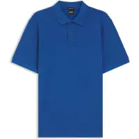 BOSS Pallas-polo van katoenpiqué met logostiksel Maat XL