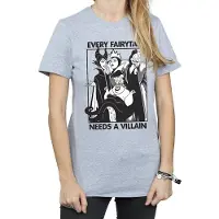 Disney Dames/Dames Elk sprookje heeft een schurk nodig vriendje T-shirt (Sportgrijs)