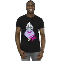 Disney Heren Schurken Ursula Ongelukkige Ziel T-Shirt (Zwart)