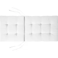 Beliani MAUI PREMIUM - Tuinkussen set 2 stuks - Gebroken wit - Polyester