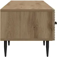 vidaXL TV Kast 147 x 34,5 x 30 cm Artisanaal eiken Bewerkt hout