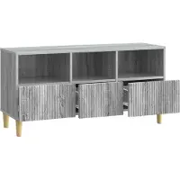 vidaXL TV Kast met lade Grijs sonoma 102 x 34,5 x 50 cm Bewerkt hout