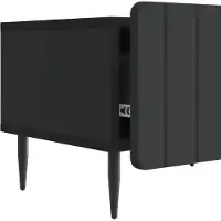 vidaXL TV Kast met lade Zwart 147 x 34,5 x 32 cm Bewerkt hout
