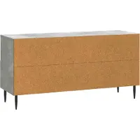 vidaXL TV Kast met lade Betongrijs 102 x 34,5 x 50 cm Bewerkt hout