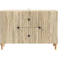 vidaXL TV Kast met lade Sonoma Eiken 89 x 34,5 x 60 cm Bewerkt hout