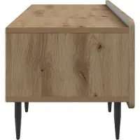 vidaXL TV Kast 147 x 34,5 x 32 cm Artisanaal eiken Bewerkt hout