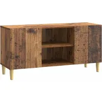 vidaXL TV Kast 102 x 34,5 x 50 cm Oud hout Bewerkt hout