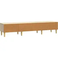 vidaXL TV Kast met lade Sonoma Eiken 147 x 34,5 x 30 cm Bewerkt hout