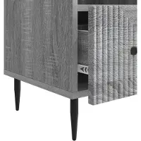vidaXL TV Kast met lade Grijs sonoma 102 x 34,5 x 50 cm Bewerkt hout
