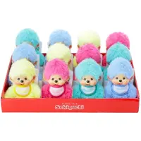 Monchhichi sleutelhanger pluche aapje 15 cm - kleurrijke sleutelhangers.
