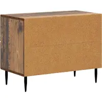 vidaXL Nachtkastje met lade Oud hout 62 x 34,5 x 47,5 cm Bewerkt hout