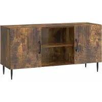 vidaXL TV Kast Gerookt eiken 102 x 34,5 x 50 cm Bewerkt hout