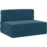 vidaXL Vouwbare Sofa Bed Blauw 70 x 80 x 60 cm Stof
