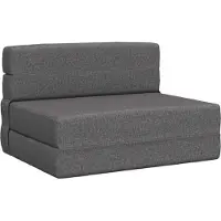 vidaXL Vouwbare Sofa Bed Lichtgrijs 70 x 80 x 60 cm Stof
