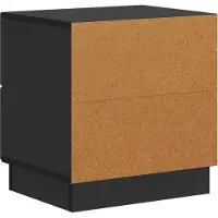 vidaXL Nachtkastje 2 st Zwart 43 x 34,5 x 44,5 cm Bewerkt hout