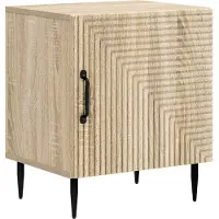 vidaXL Nachtkastje Sonoma Eiken 43 x 34,5 x 50 cm Bewerkt hout
