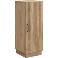vidaXL Dressoir Artisanaal eiken 33 x 34,5 x 87 cm Bewerkt hout