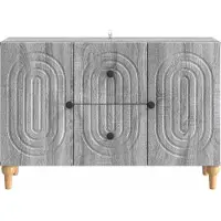 vidaXL TV Kast met lade Grijs sonoma 89 x 34,5 x 60 cm Bewerkt hout