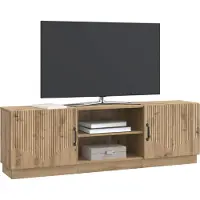 vidaXL TV Kast 150 x 31 x 47 cm Artisanaal eiken Bewerkt hout