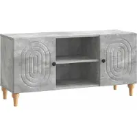vidaXL TV Kast Betongrijs 102 x 34,5 x 50 cm Bewerkt hout