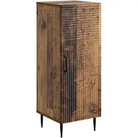 vidaXL Dressoir Oud hout 33 x 34,5 x 89,5 cm Bewerkt hout